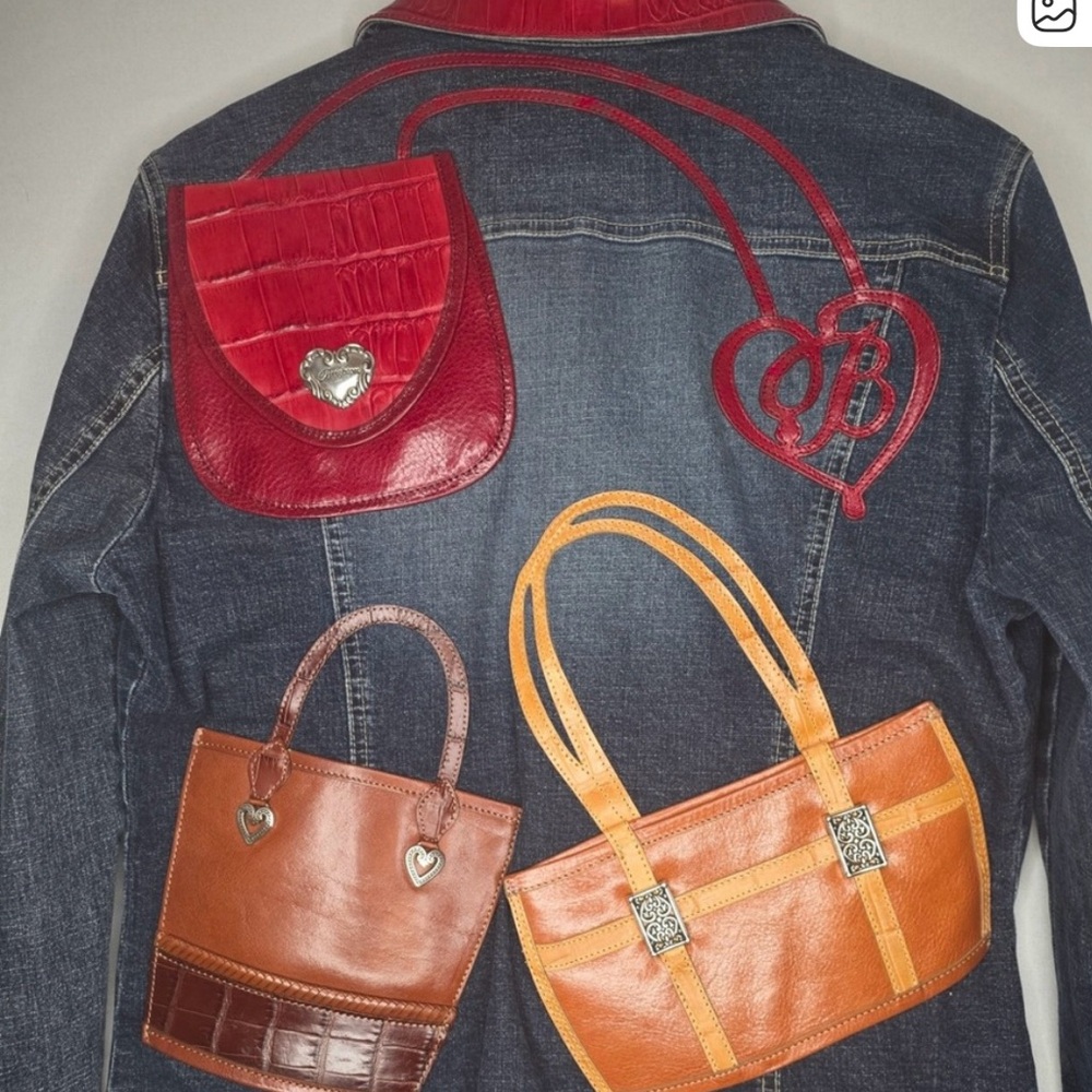 Brighton Limited Edition denim jacket with unique leather details